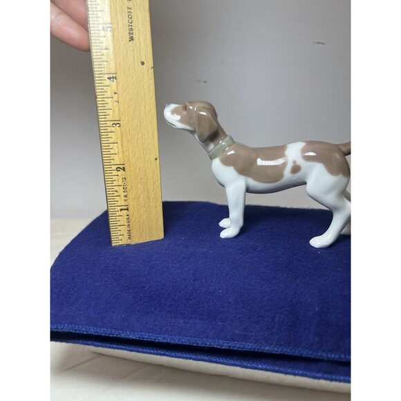 Lladro Figurine 5350 On Guard Beautiful Attentive Beagle Puppy Dog Retired - Picture 9 of 11